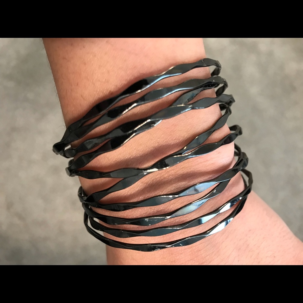 metal half cuff bracelet